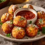 Mini Arancini Balls with Marinara Dip