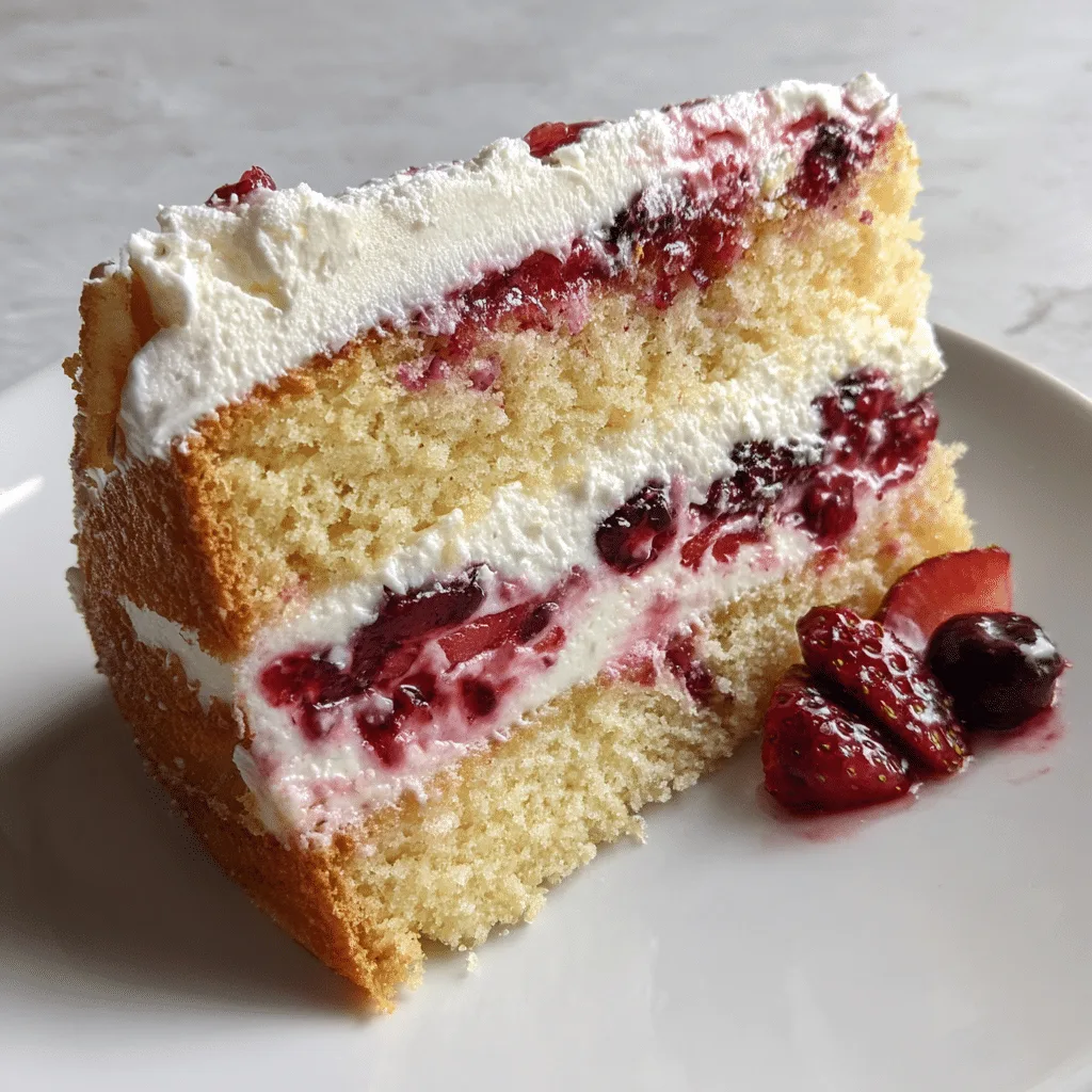 Berry Chantilly Cake