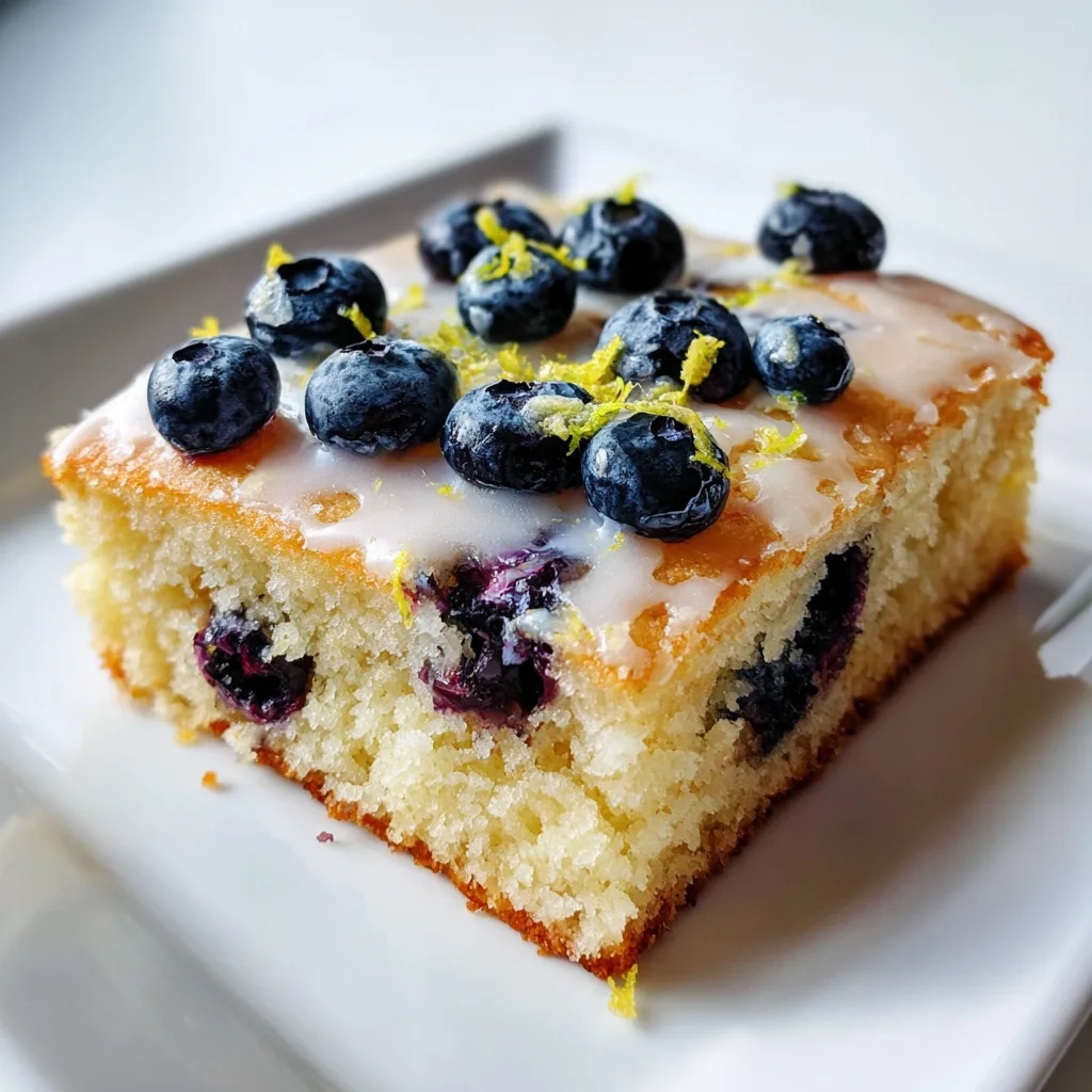 Lemon Blueberry Sheet Cake – A Refreshing, Zesty Summer Treat 2 Lemon Blueberry Sheet Cake
