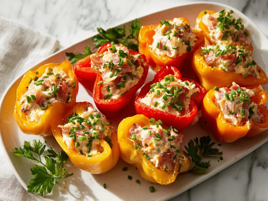 stuffed mini bell peppers