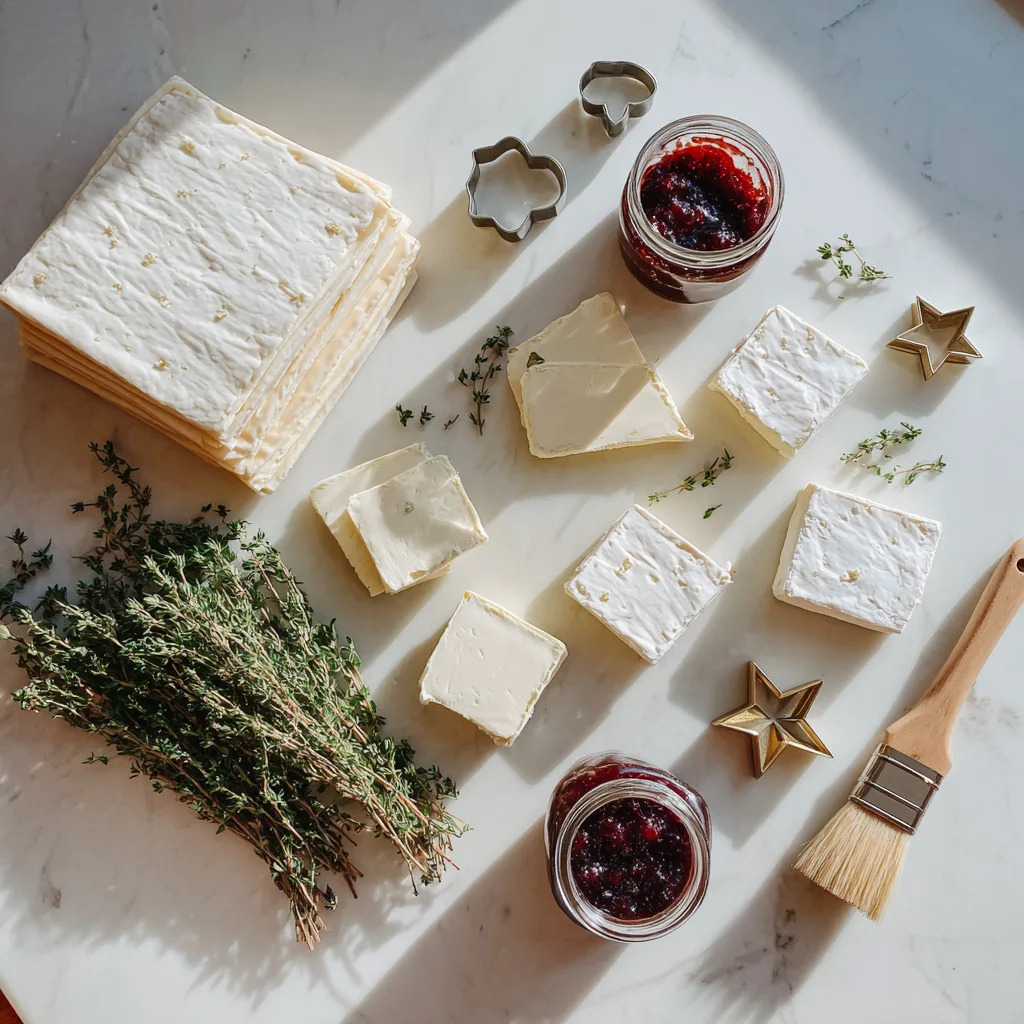 u1891677983 Flat lay of ingredients for Puff Pastry Brie Star 6eaab09f 9e2a 486d 805a 9ef7567c4030 2