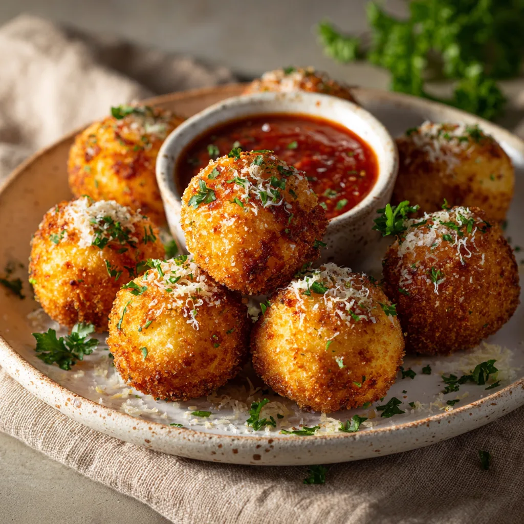 u1891677983 Highly detailed realistic photo of Mini Arancini 1cc1a0bd 8df4 4bb3 828c 624100606681 0