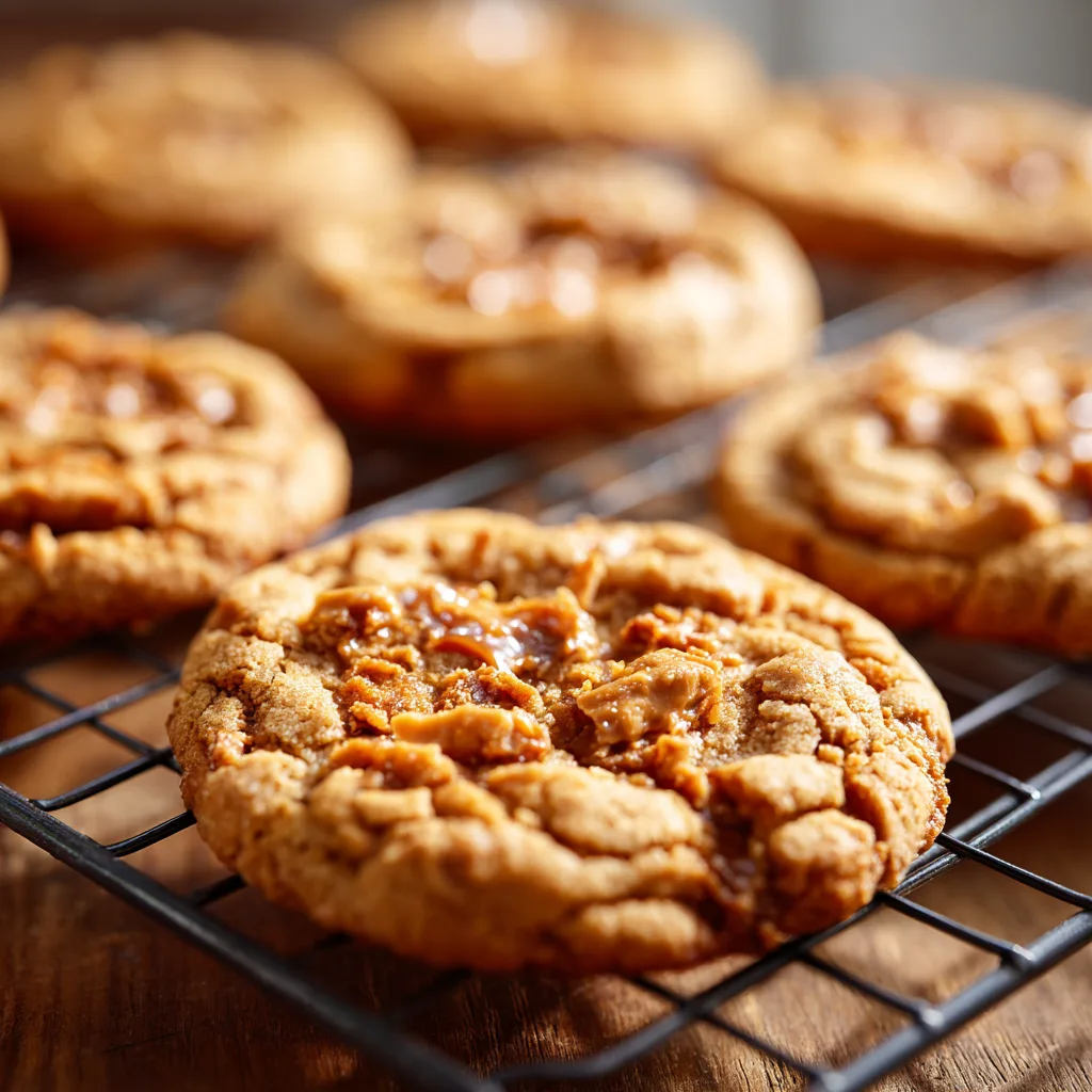 Peanut Butter Toffee Cookies