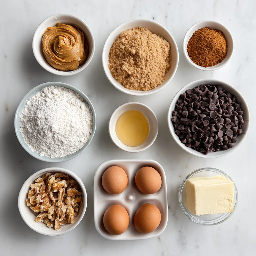 ALAOUI Flat lay of baking ingredients peanut butter brown sug 9f787d71 7fdc 4d25 8eac 2ab7b11d48ed 1