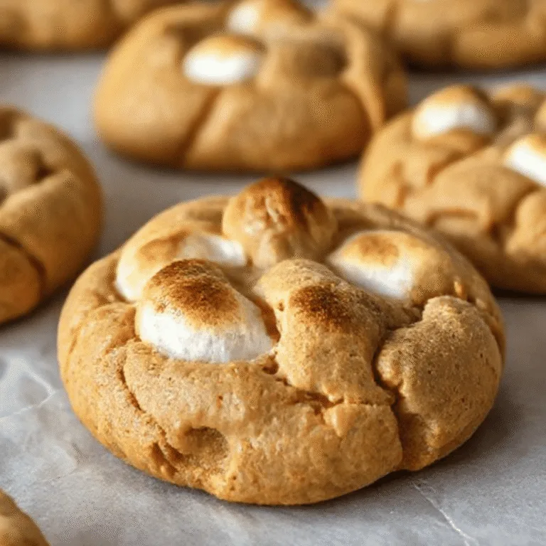 Peanut Butter Marshmallow Cookies