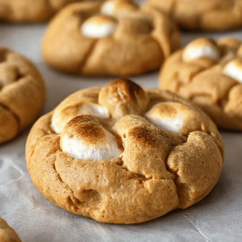 Peanut Butter Marshmallow Cookies