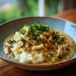 Creamy Chicken & Gravy (Crockpot)
