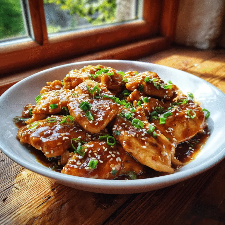 Honey Garlic Chicken Crockpot