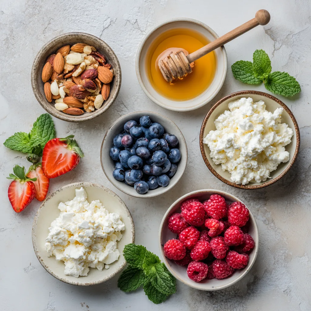 u1891677983 Flat lay shot of the ingredients for a cottage ch e2734fc9 e434 45b8 b56a c67790c65666 2