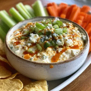 Buffalo Cottage Cheese Dip