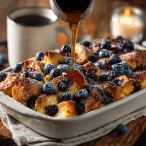 Blueberry French Toast Casserole