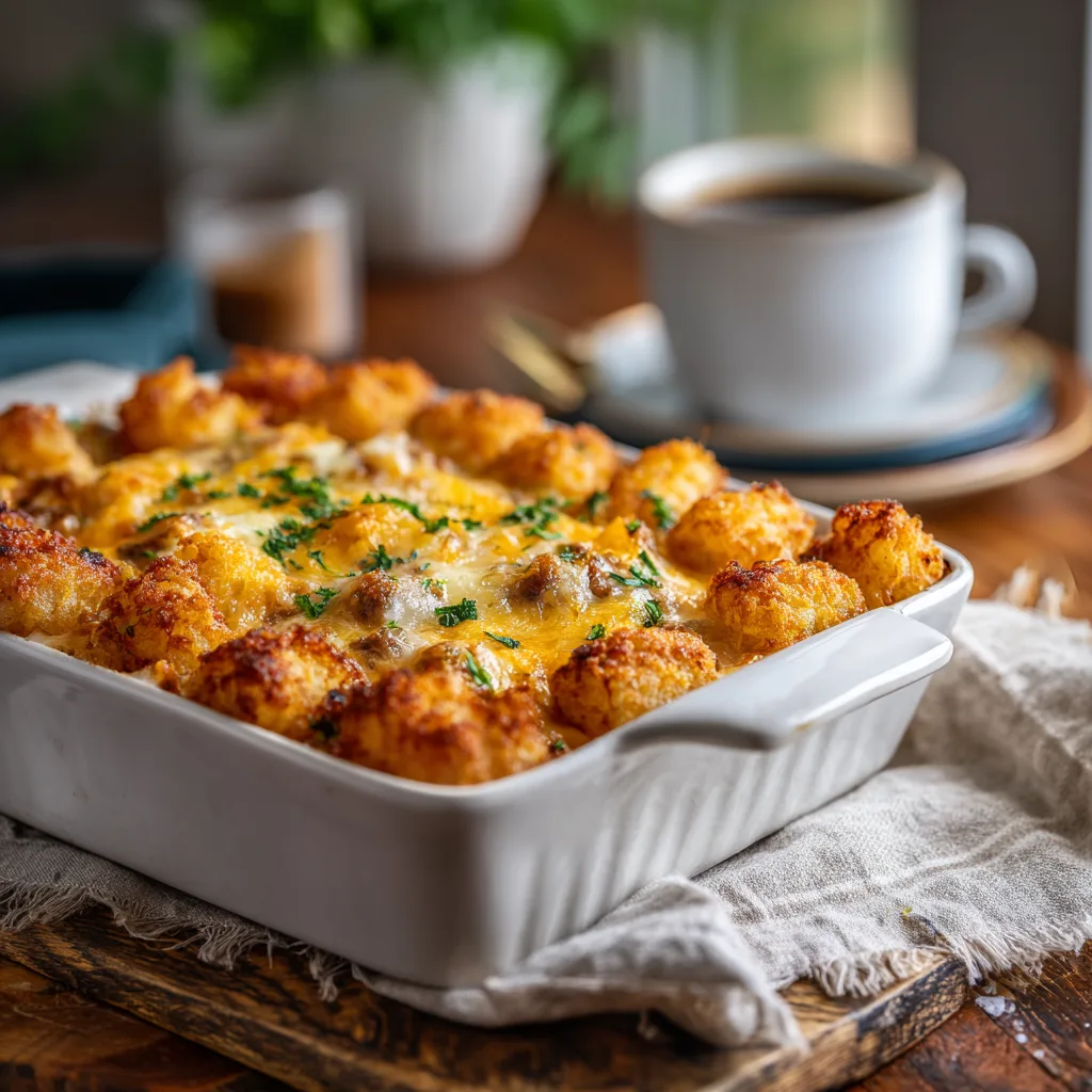 Tater Tot Breakfast Casserole