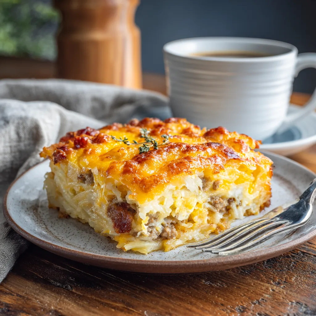 Overnight Hashbrown Breakfast Bake