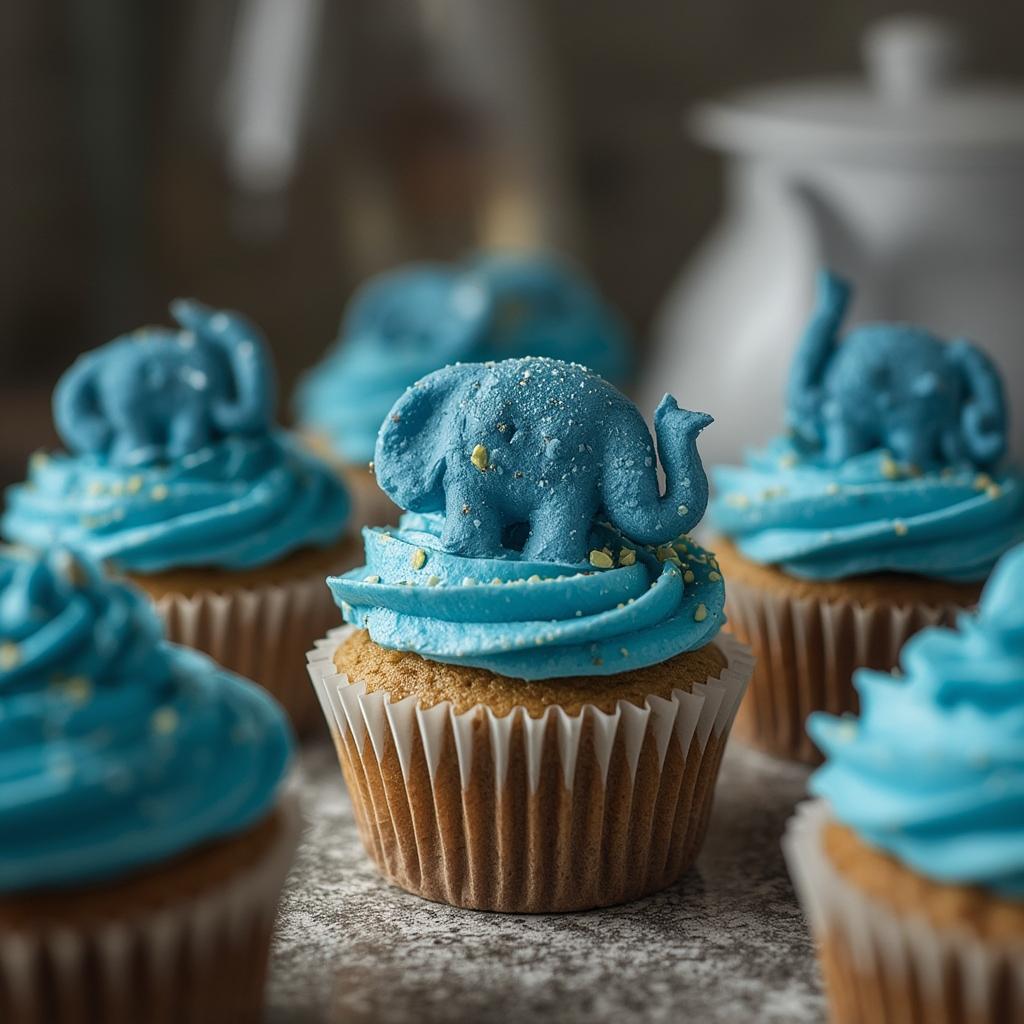 Blue Elephant Cupcakes : Magical Treats That Spark Pure Joy! 4 Blue Elephant Cupcakes 9