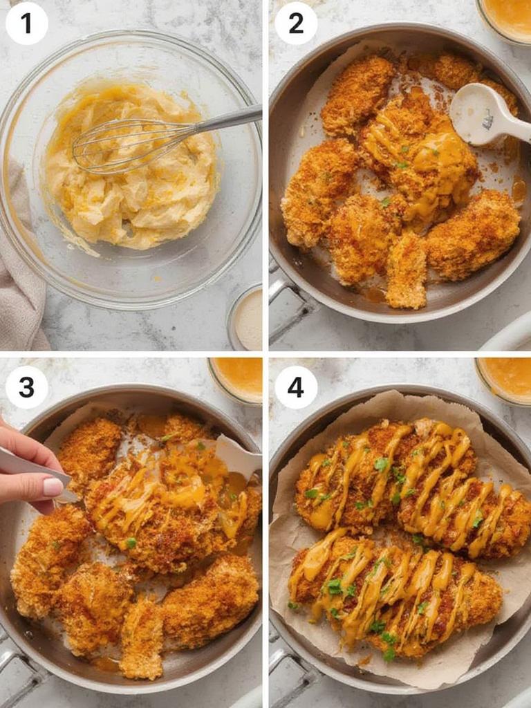 Crispy Chicken Tenders with Honey Mustard 2