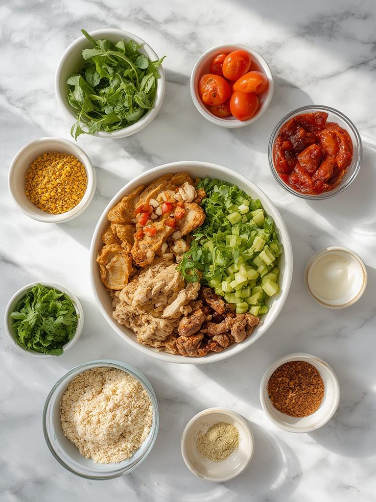 Crockpot Chicken & Quinoa Burrito Bowls : Effortless & Flavorful Family Dinner! 2 Crockpot Chicken Quinoa Burrito Bowls 1