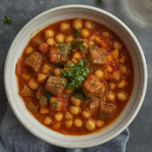 Easy Mediterranean Chickpea Stew