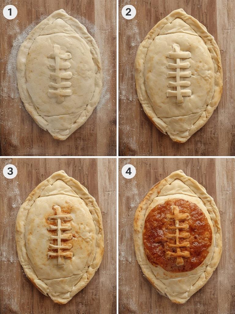 Football Shaped Calzones 1 5