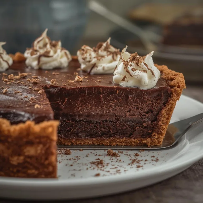 French Silk Chocolate Pie Cake