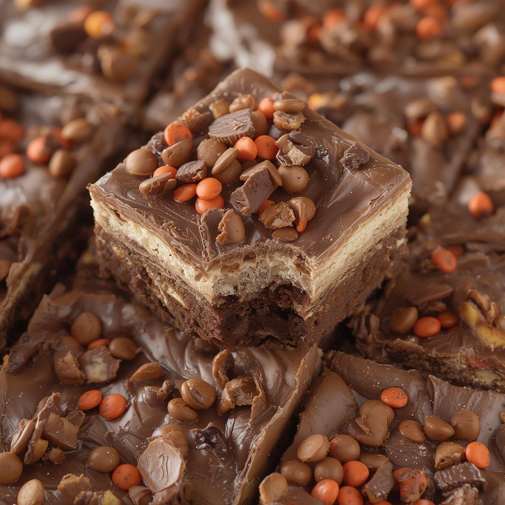 Frozen Reeses Dessert Squares