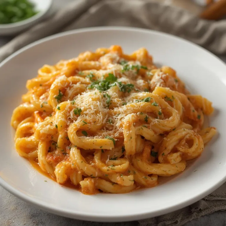 High Protein Cottage Cheese Pasta Bake