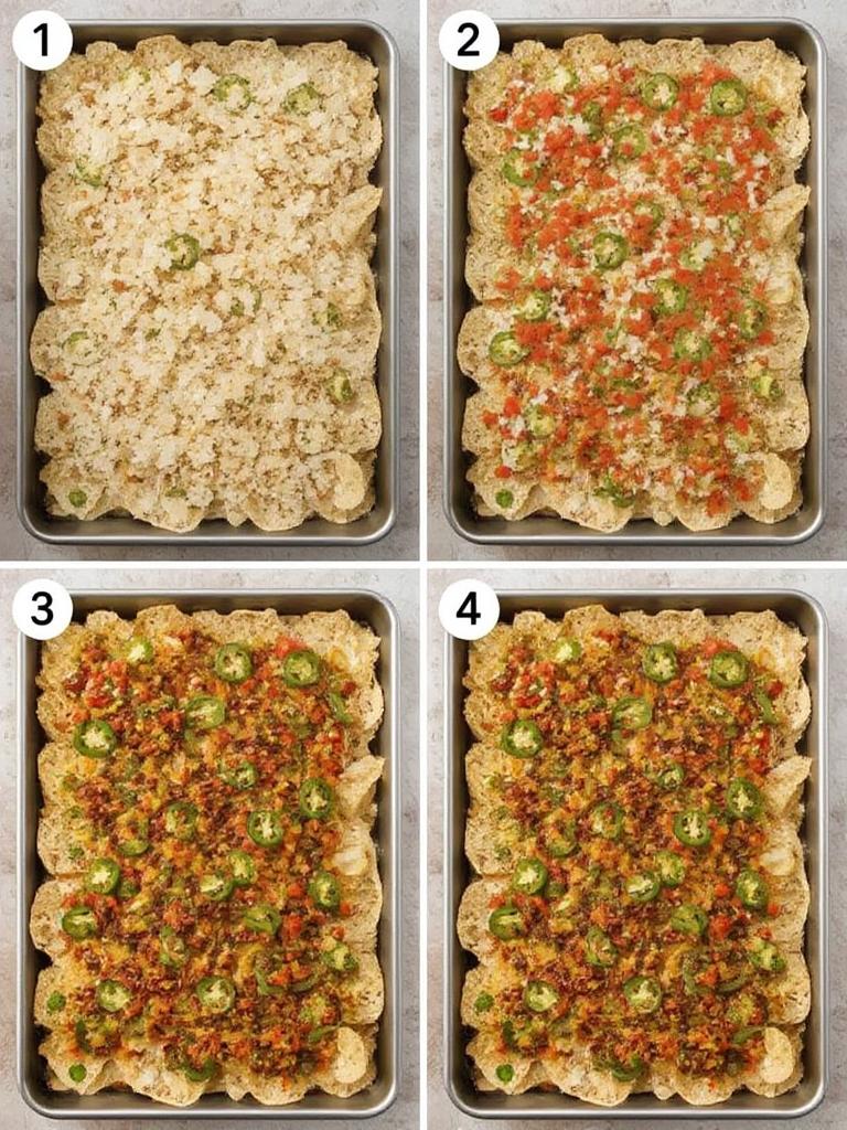 Loaded Sheet Pan Nachos with Jalapeyos 4