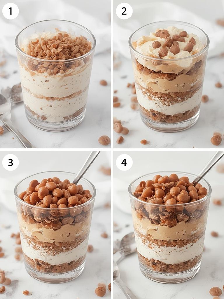 Reeses Dessert Parfait No Bake Layered Treat 2