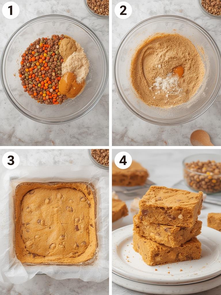 Reeses Pieces Peanut Butter Blondies 2