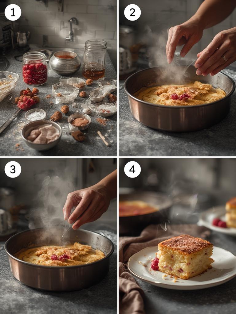 Rosewater Raspberry Sponge Cake - A Heavenly Floral Dessert Bliss! 3 Rosewater Raspberry Sponge Cake 2