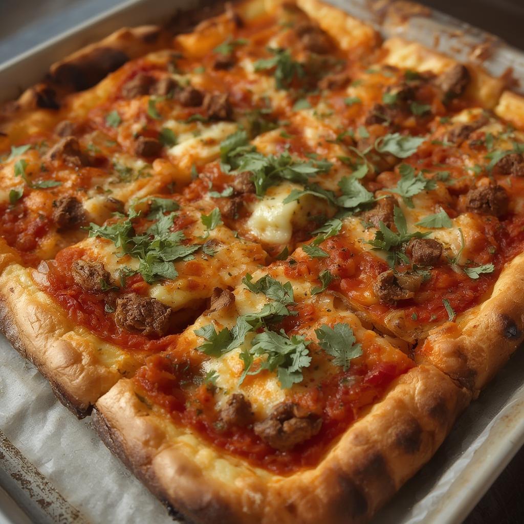 Savory Puff Pastry Pizza Squares 3