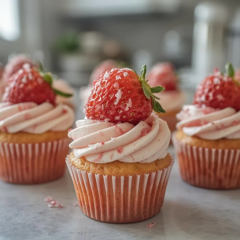Strawberry Stroller Cupcakes