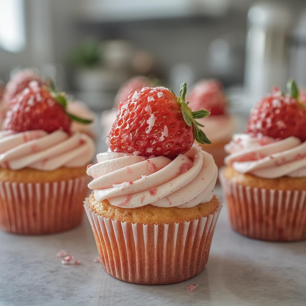 Strawberry Stroller Cupcakes