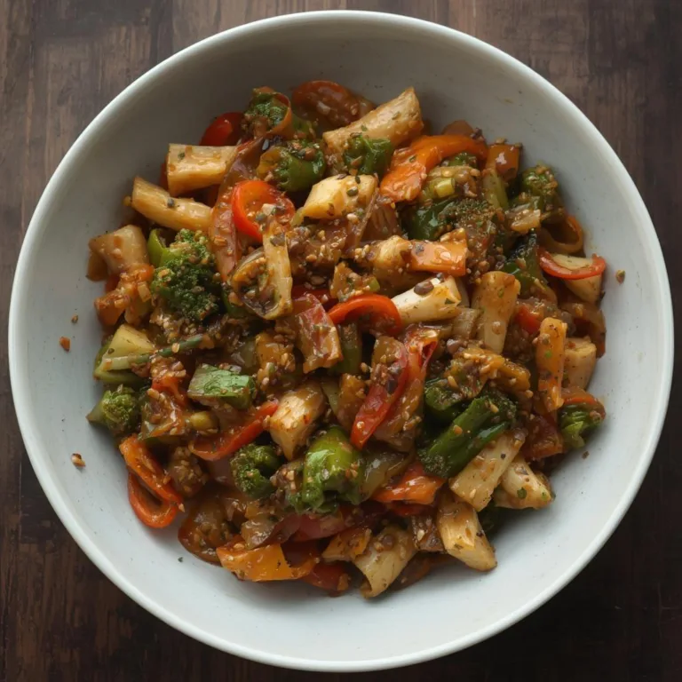 Vegetable Stir-Fry With Ginger Soy Sauce