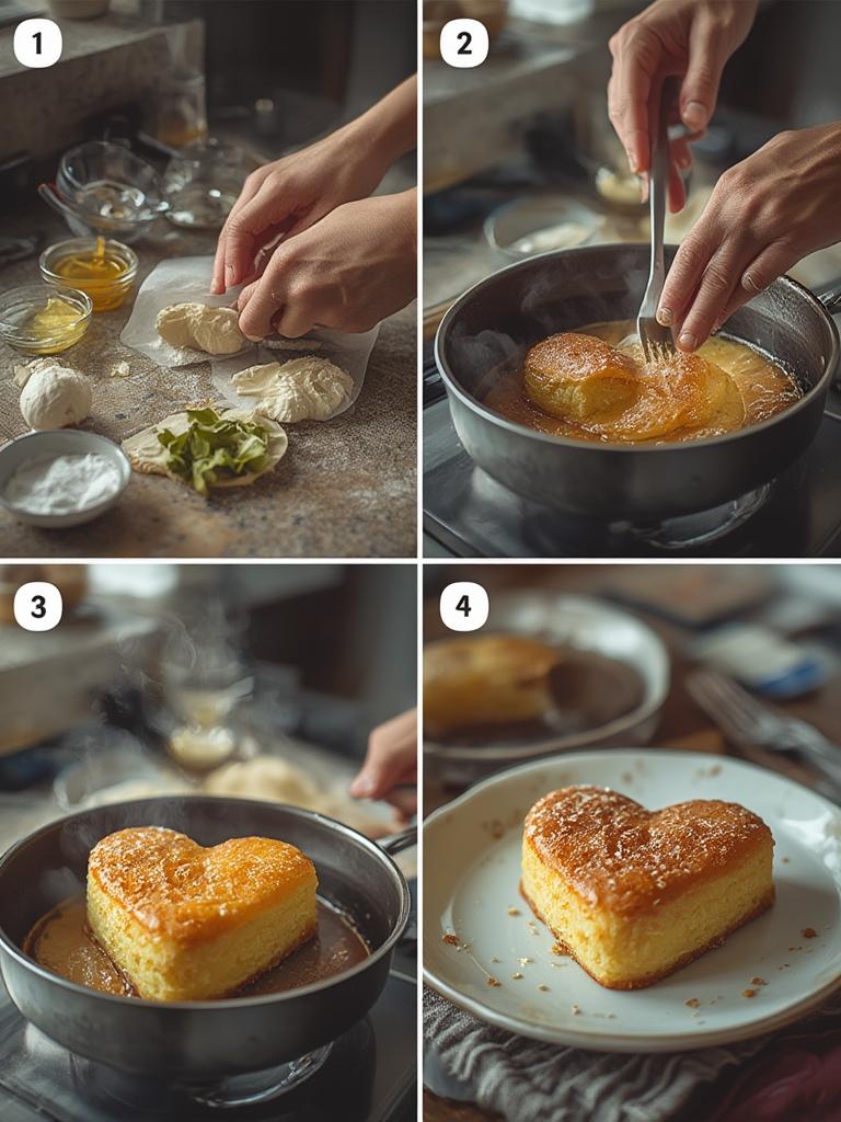 Vintage Lemon Heart Cake 2