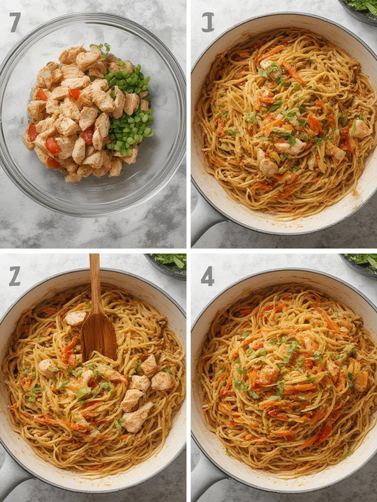 Easy Chicken Lo Mein 2
