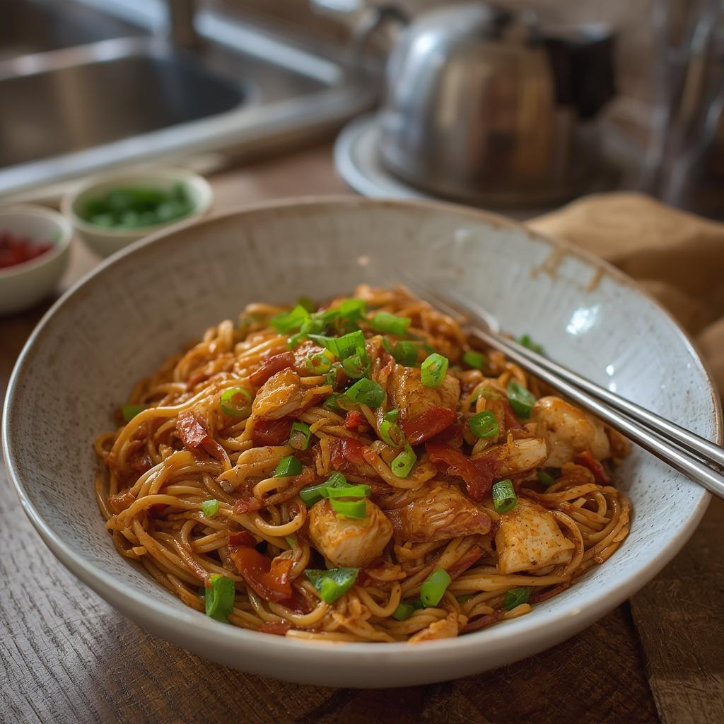 Easy Chicken Lo Mein 3