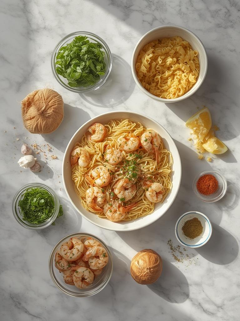 Succulent Lemon Garlic Orzo with Shrimp : Mouthwatering One-Pan Delight! 2 Lemon Garlic Orzo with Shrimp 4