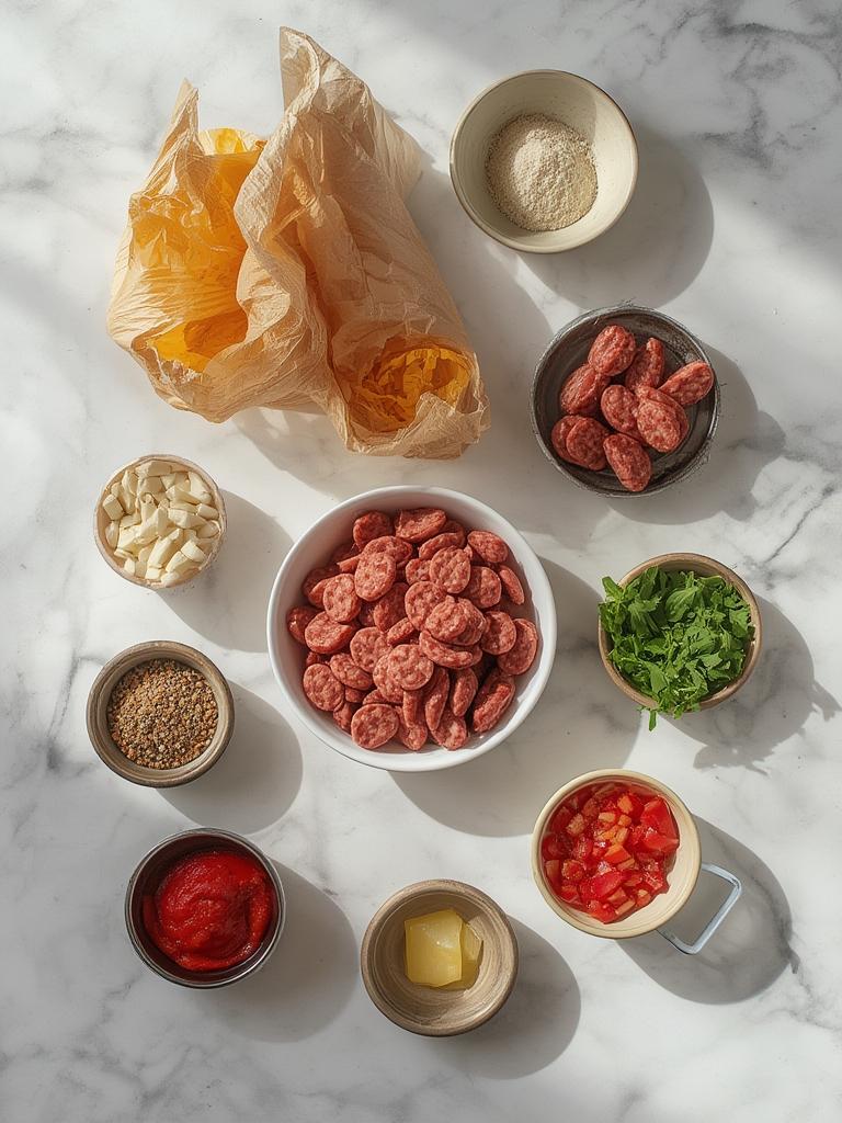 Smoked Sausage Stuffed Peppers : Irresistible, Savory & Easy! 2 Smoked Sausage Stuffed Peppers 1