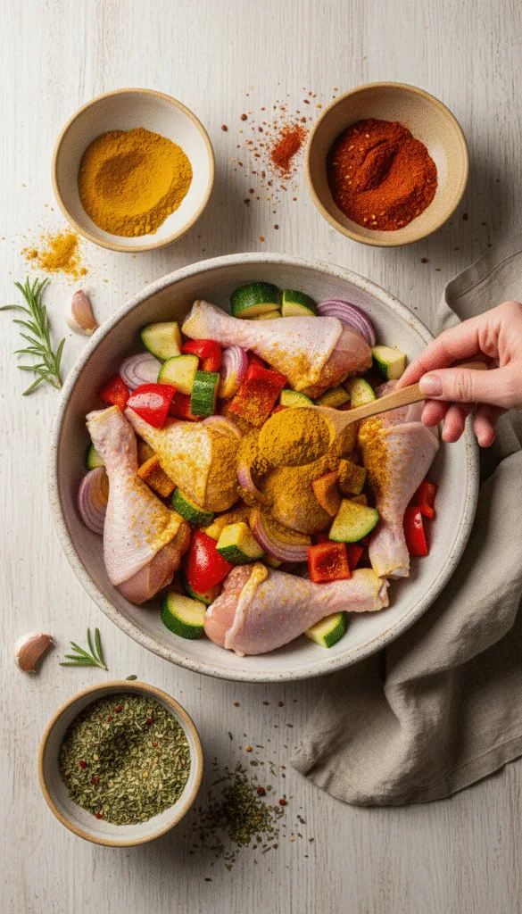 10 Sheet Pan Chicken and Veggies Hacks for Easy Weeknight Dinners 10 Original prompt spices 202602131915