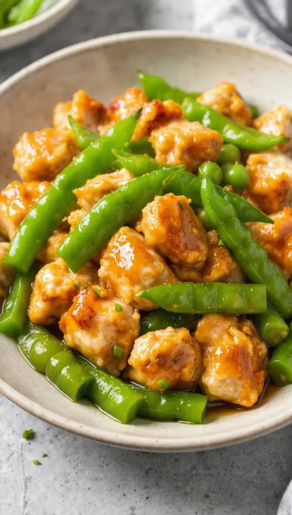 original prompt chicken stir fry with snap peas cr