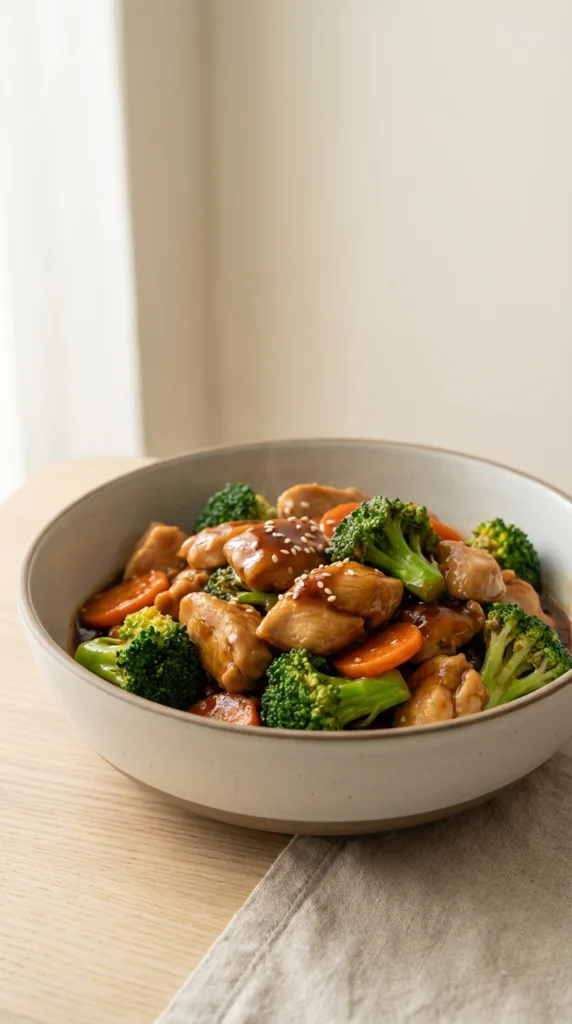 20 Quick Chicken Dinners Ready in 30 Minutes or Less 17 Chicken and broccoli in bowl 2124f611b5