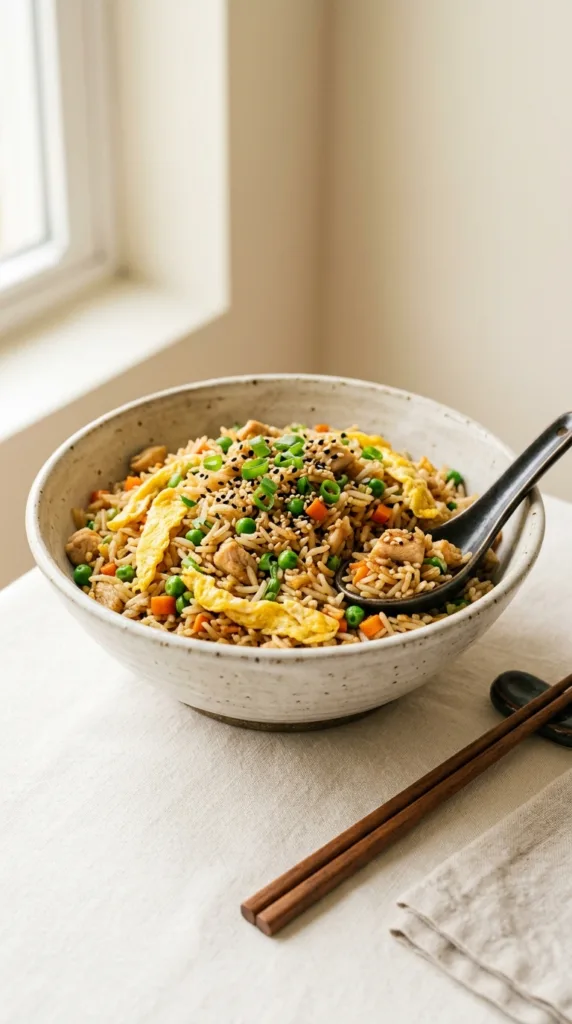 20 Quick Chicken Dinners Ready in 30 Minutes or Less 9 Chicken fried rice bowl d9c3be106f