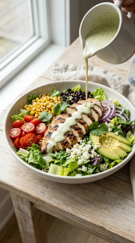 10 Healthy Chicken Dinners Under 400 Calories 11 Chicken salad with dressing c2888f219b