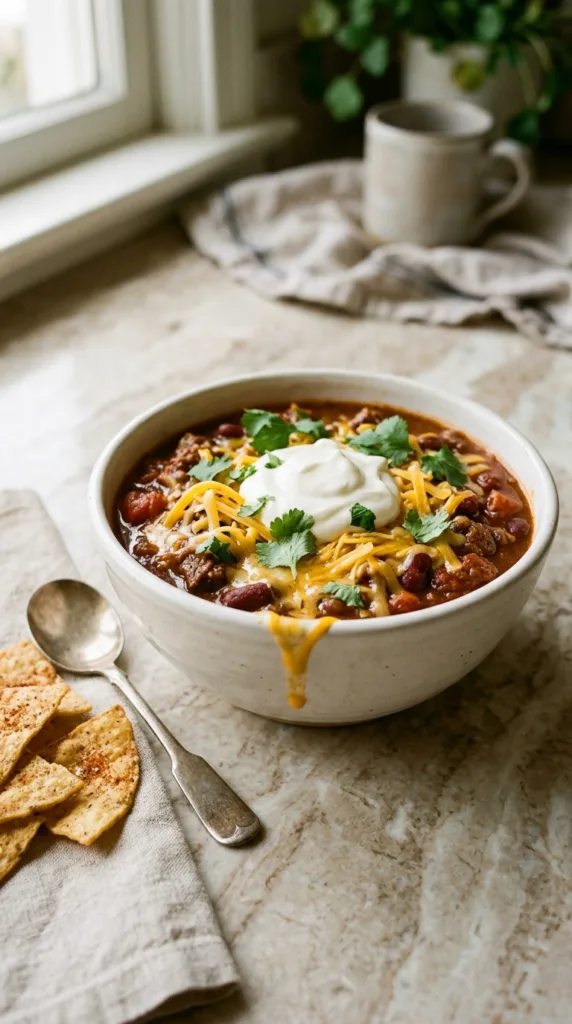Beef chili with 202604242229