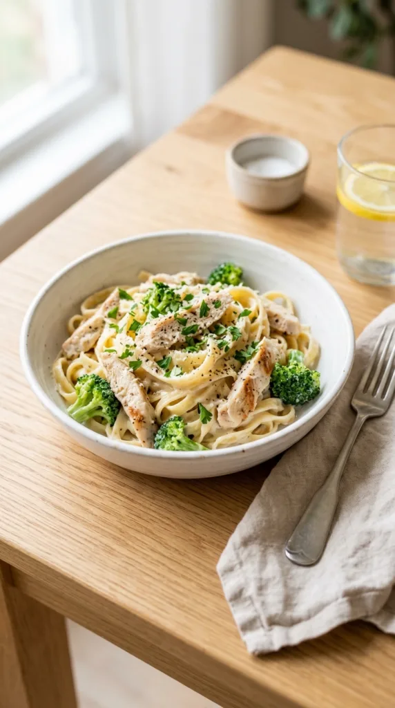 Chicken Alfredo pasta 202604241415