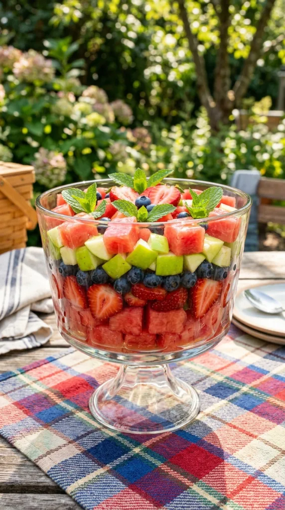 8 Fresh Summer Salads and Sides Perfect for Any BBQ 6 Fruit trifle bowl 202604251024