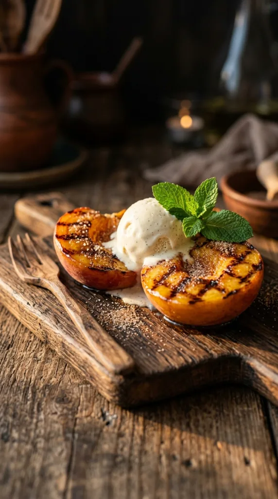 6 Easy Summer Fruit Desserts You Need to Make Right Now 6 Grilled peaches with ice cream 202604302142