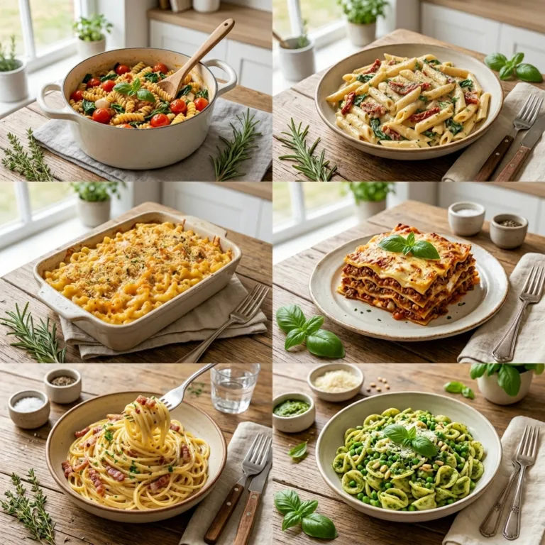 Six pasta dishes 202604251002