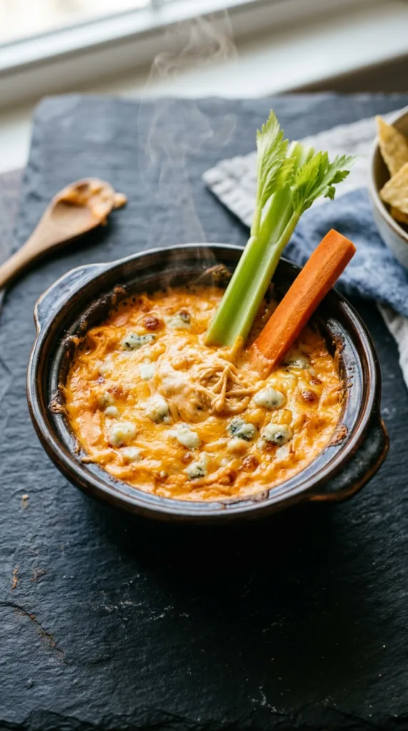 Buffalo Chicken Dip with celery 202605011954 1
