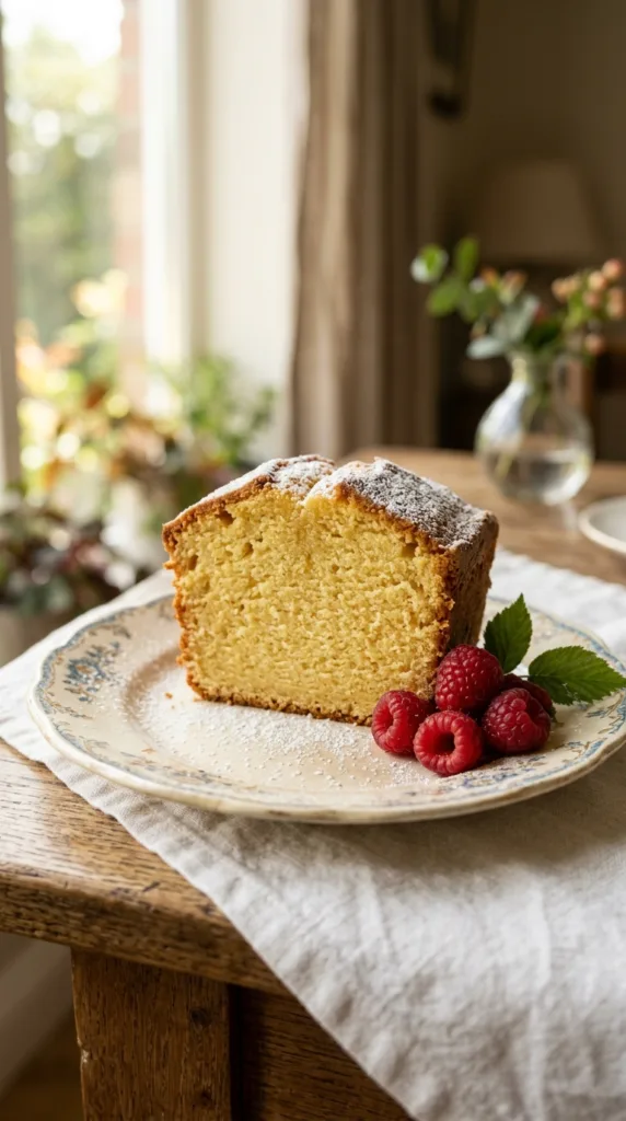 9 Classic American Bakes and Desserts Everyone Loves 5 Pound cake on ceramic plate 202605011909